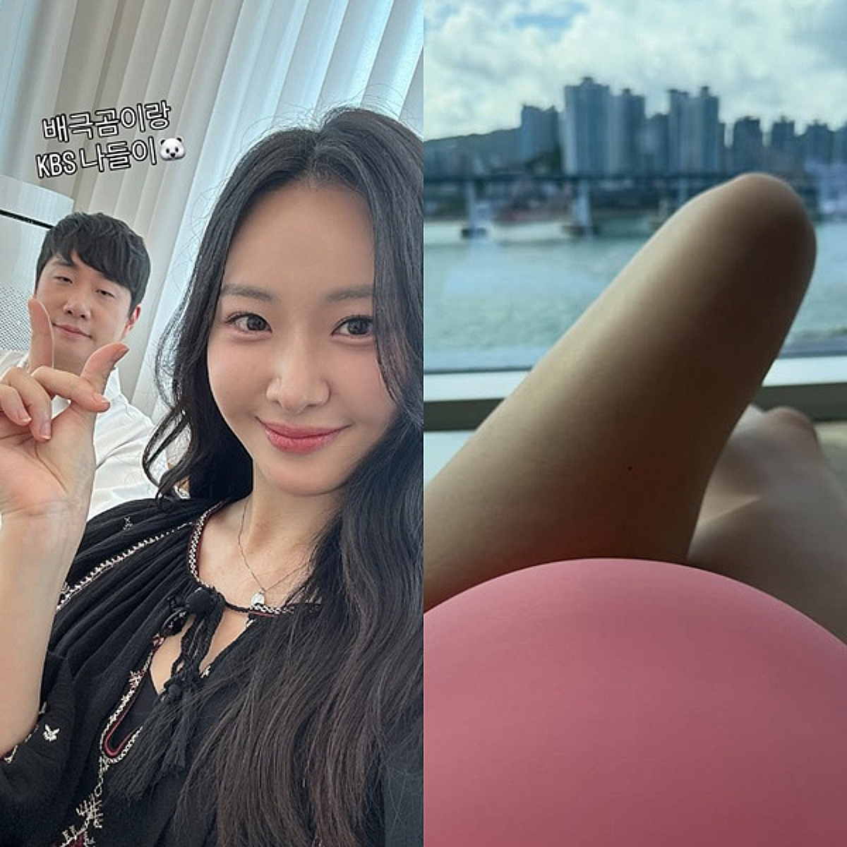 '배성재♥' 김다영, 터질듯한 만삭 D라인..성심당 프리패스까지[스타이슈]
