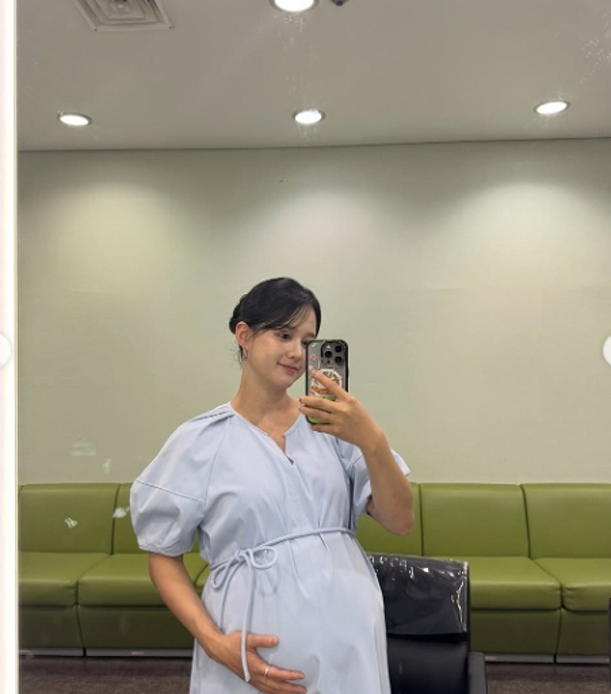 남보라, 임신 38주 5일..자연주의 출산 임박