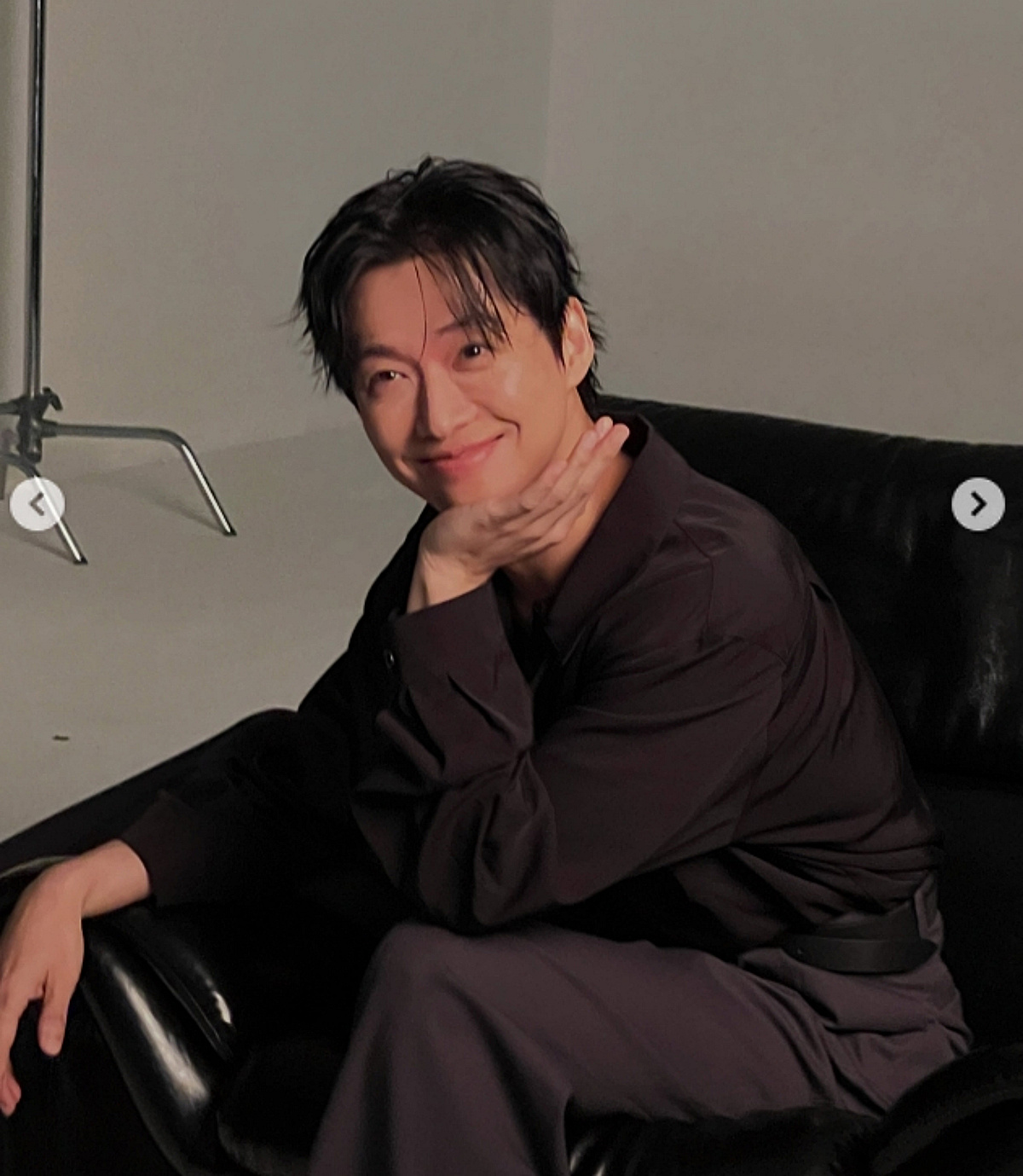 '예비 아빠' 남궁민, 입꼬리 귀에 걸린 미소 포착
