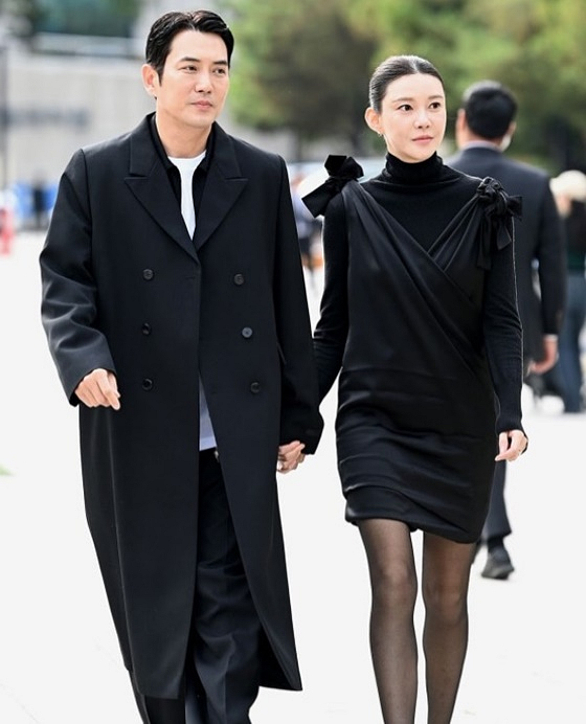 '결혼 10년차' 차예련♥주상욱, 두 손 꼭잡고 등장..잉꼬부부의 정석