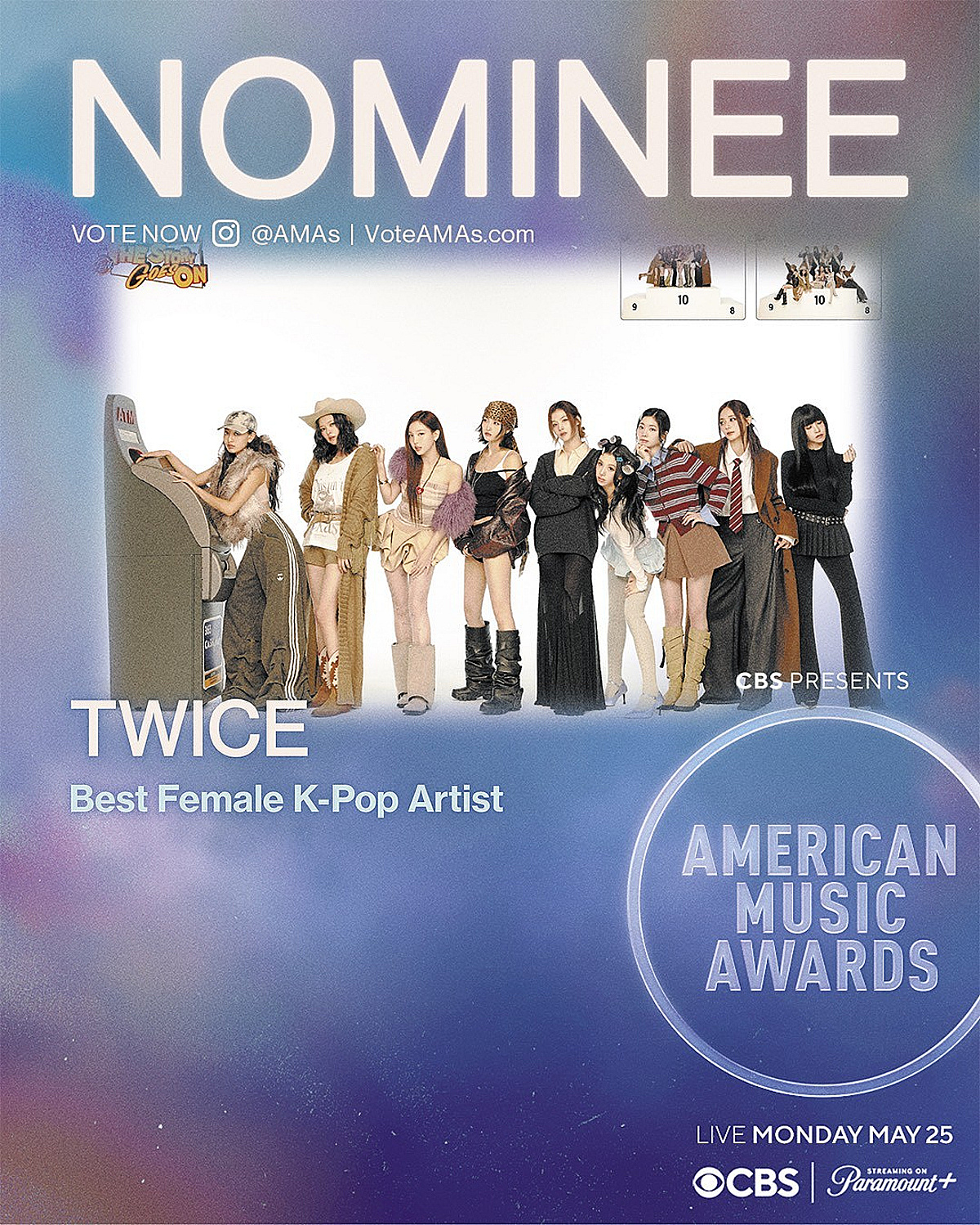 TWICE、2026年AMAベストK‑POP女性アーティスト候補 [公式] | STARNEWS