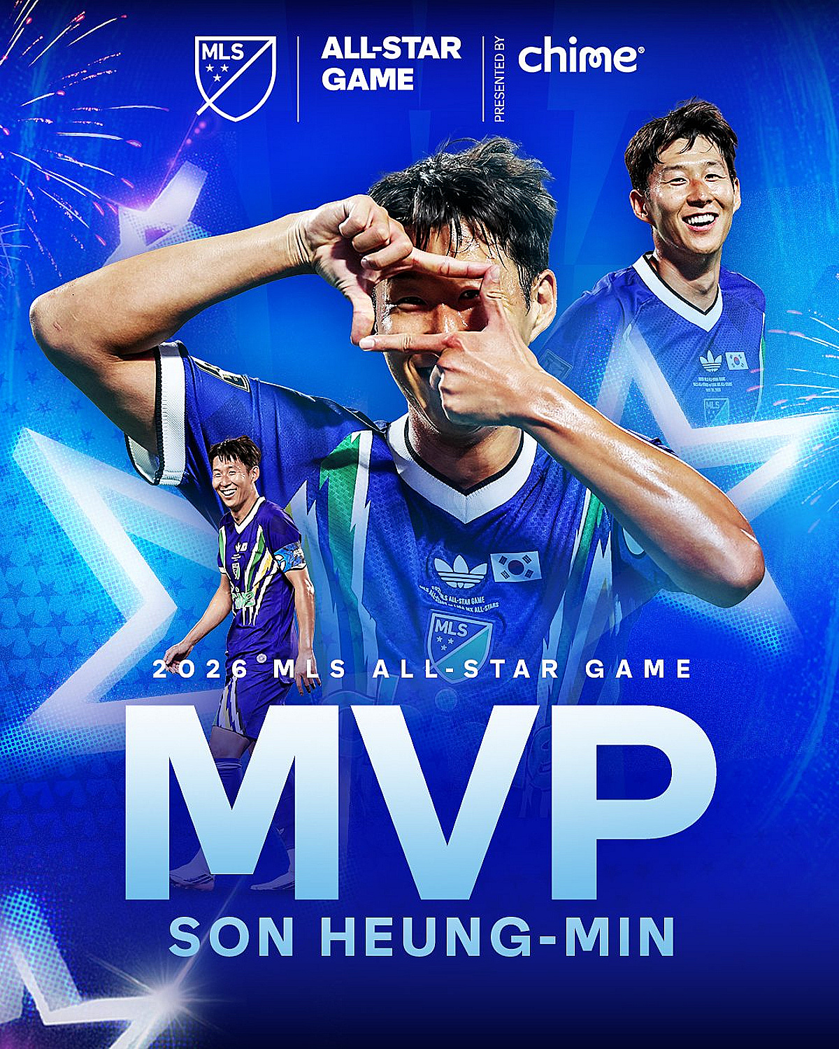[오피셜] 손흥민, 첫 MLS 올스타전서 MVP 영예 "역사상 가장 빠른 멀티골"