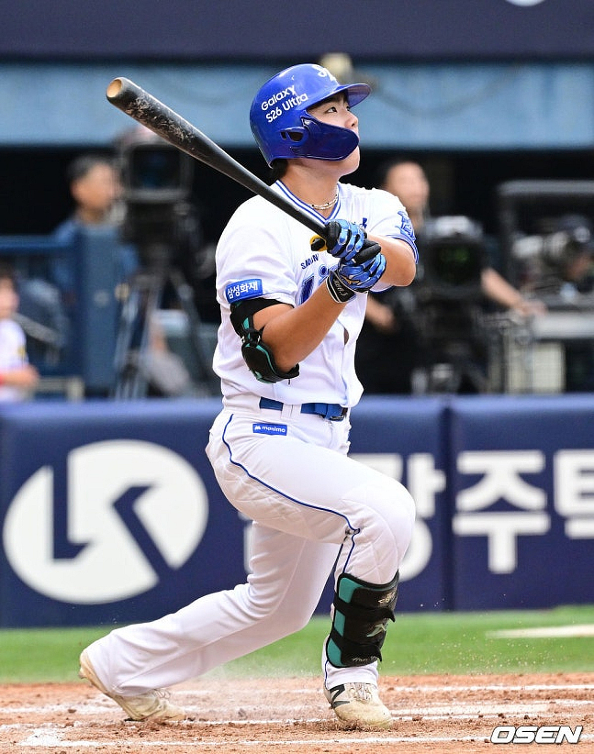 '와' 최형우가 찍었던 삼성 유망주, 퓨처스 올스타 선제 솔로포 폭발! '그것도 잠실에서'