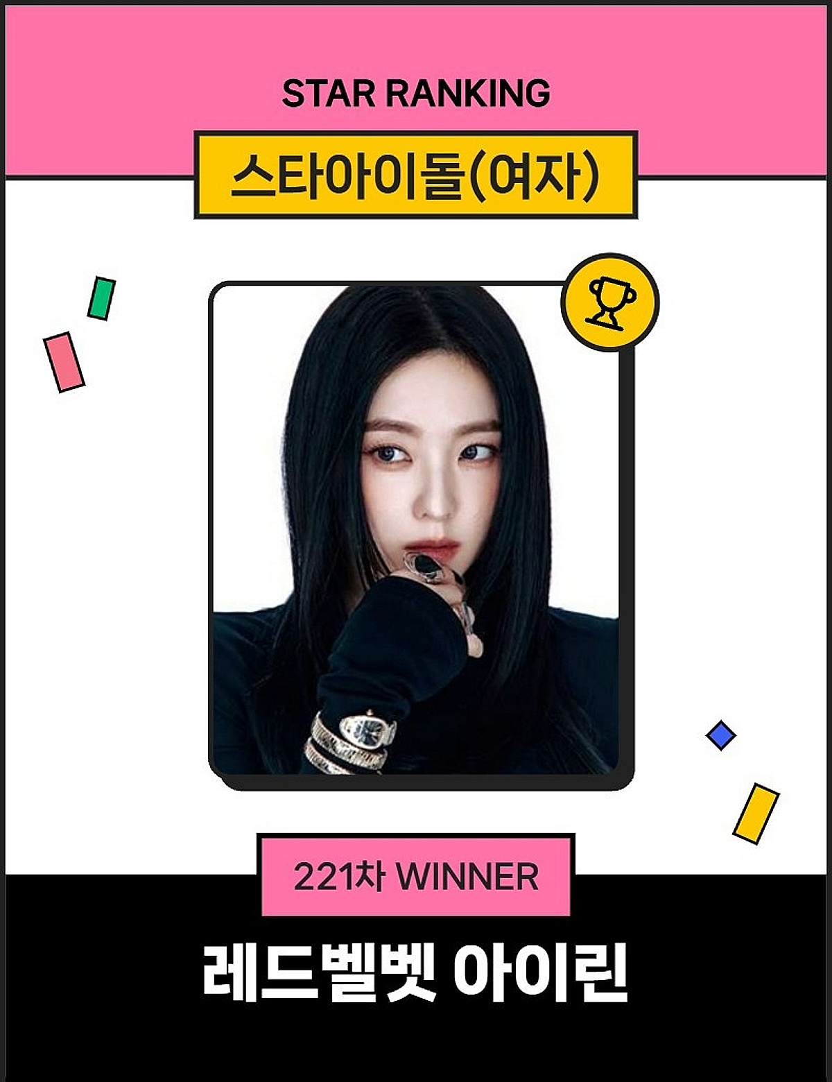 新年にも熱い人気..Red Velvetのアイリーン、スターランキング 女