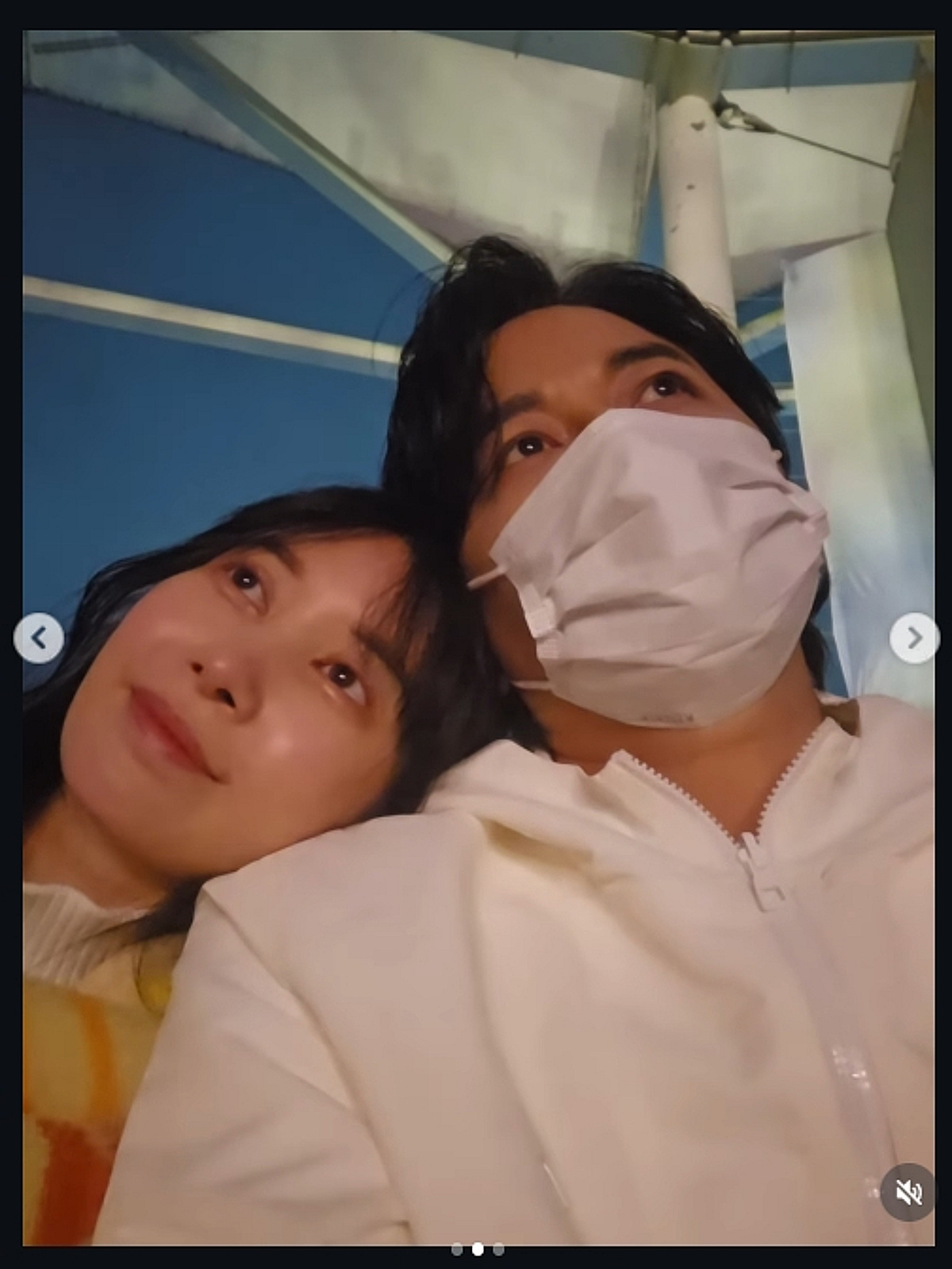'이지훈♥' 아야네, 둘째 임신 중 남편과 다정한 태교..박효신 콘서트 포착