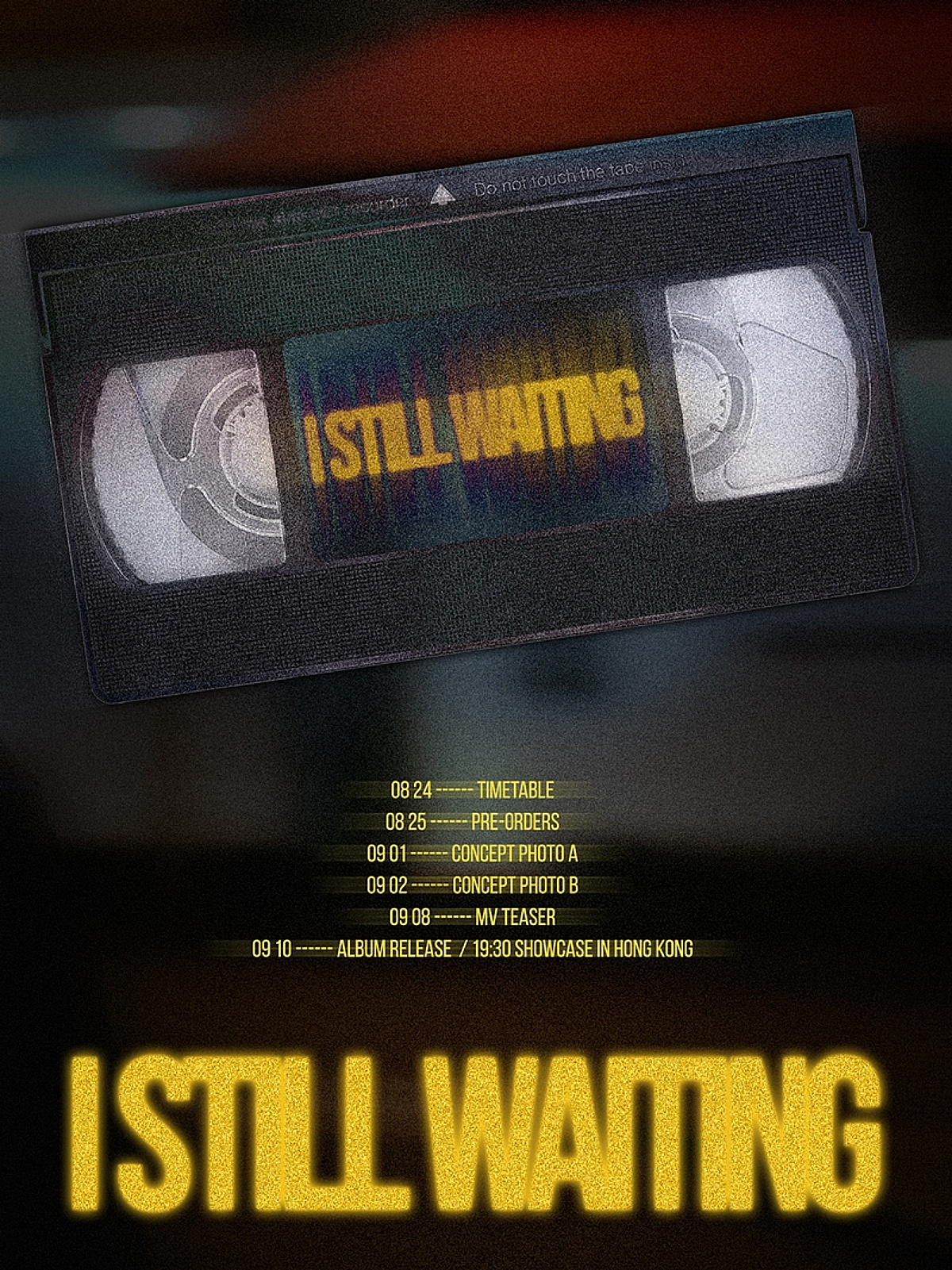 최성윤(Y), 9월 10일 홍콩 앨범 'I STILL WAITING' 발매..타임테이블 공개