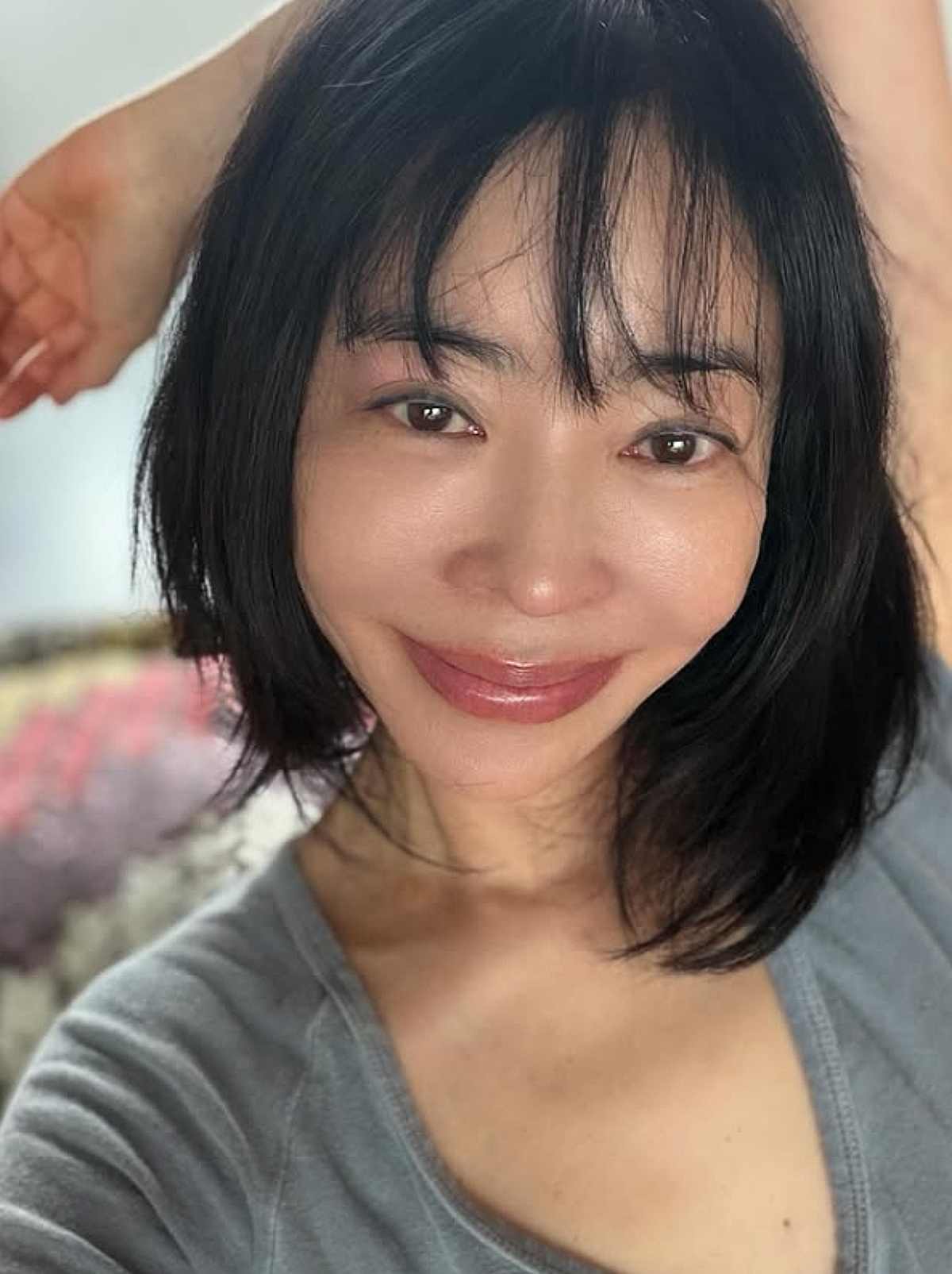 이혜영, 폐암 수술 후 회복 중..퉁퉁 부어도 '활짝 '