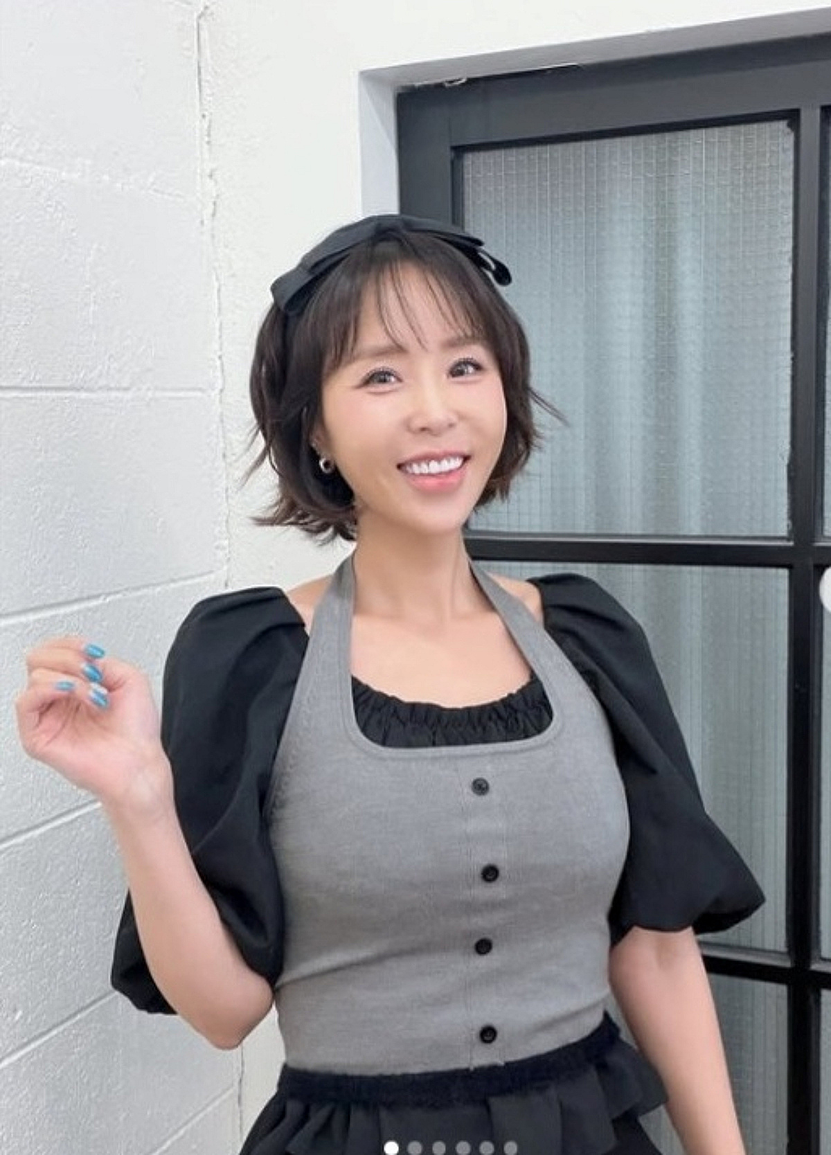44세 맞아?...신지, '7세 연하♥' 문원 홀린 동안 미모