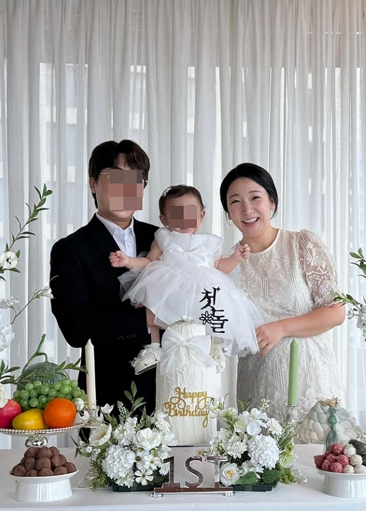 '42세 출산' 7기 정숙, 딸 첫돌 맞았다 "1년이 주마등처럼, 울컥"