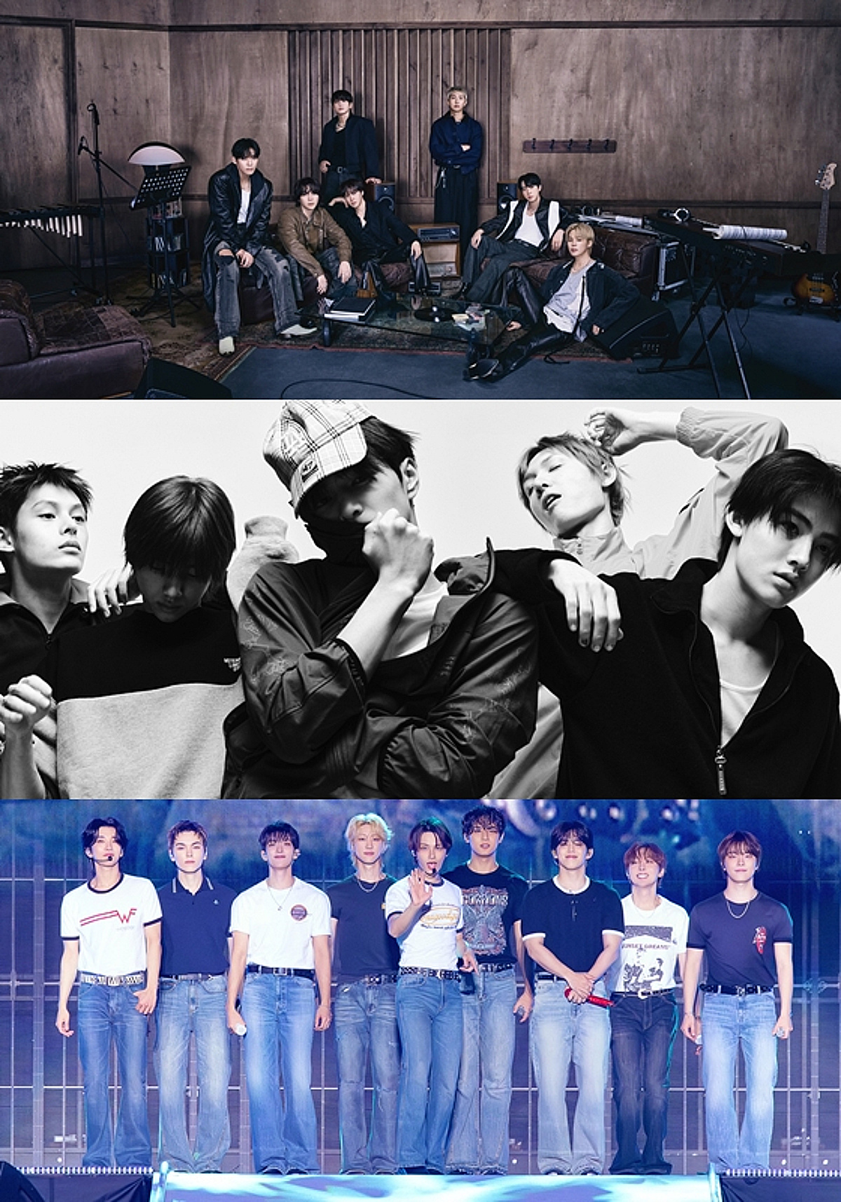 1위 방탄소년단, 2위 코르티스, 3위 세븐틴