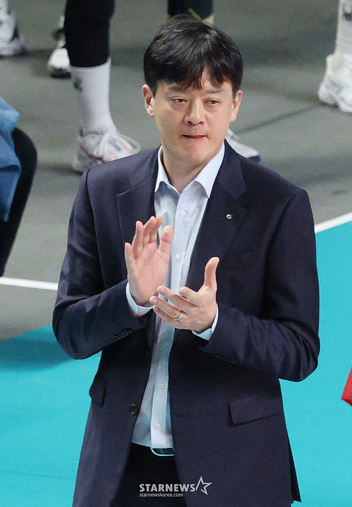 [포토] 이형택 감독 '선수들을 믿었다'