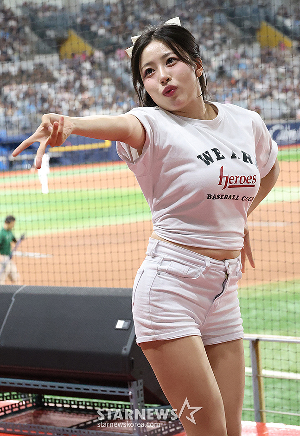 [포토] 홍예빈, 고척돔 야호