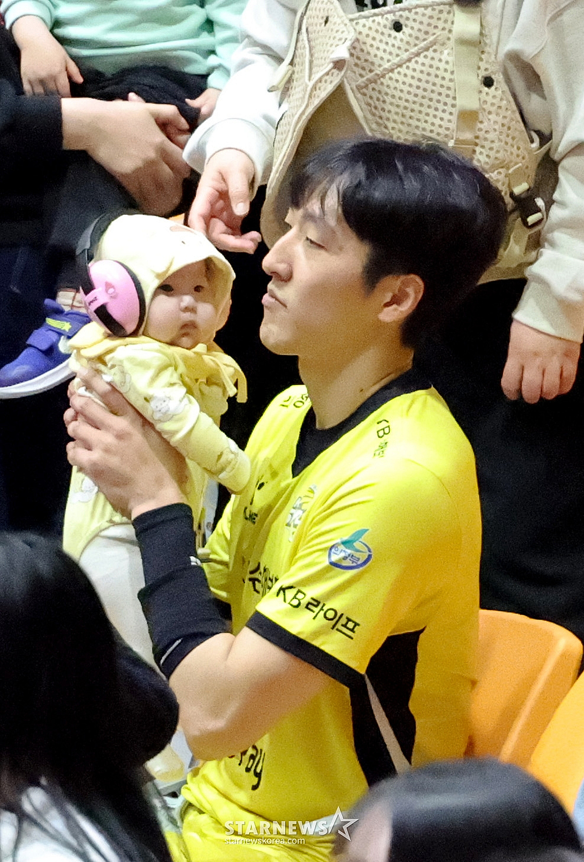 [포토]'갓난아기와 봄배구 자축' 차영석