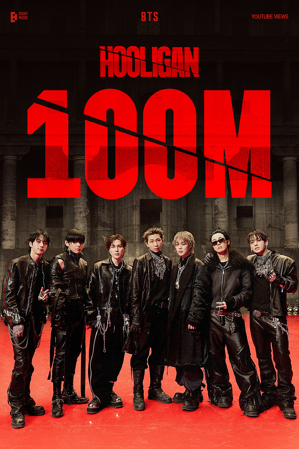 [공식]방탄소년단 'Hooligan' 뮤직비디오 1억뷰 돌파