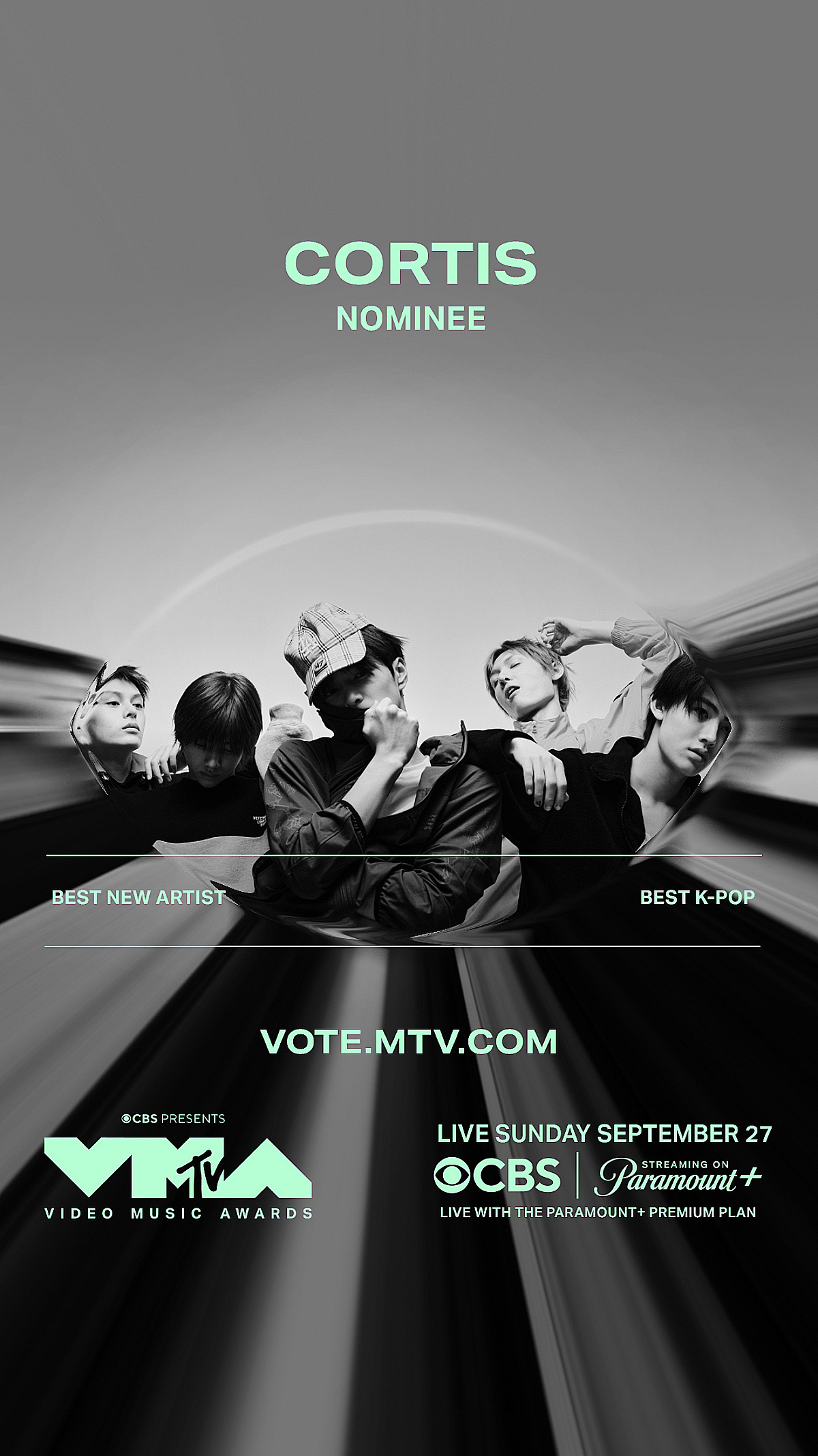 코르티스, 美 'MTV VMA' 2개 부문 후보.."2020년대 男돌 중 최초"
