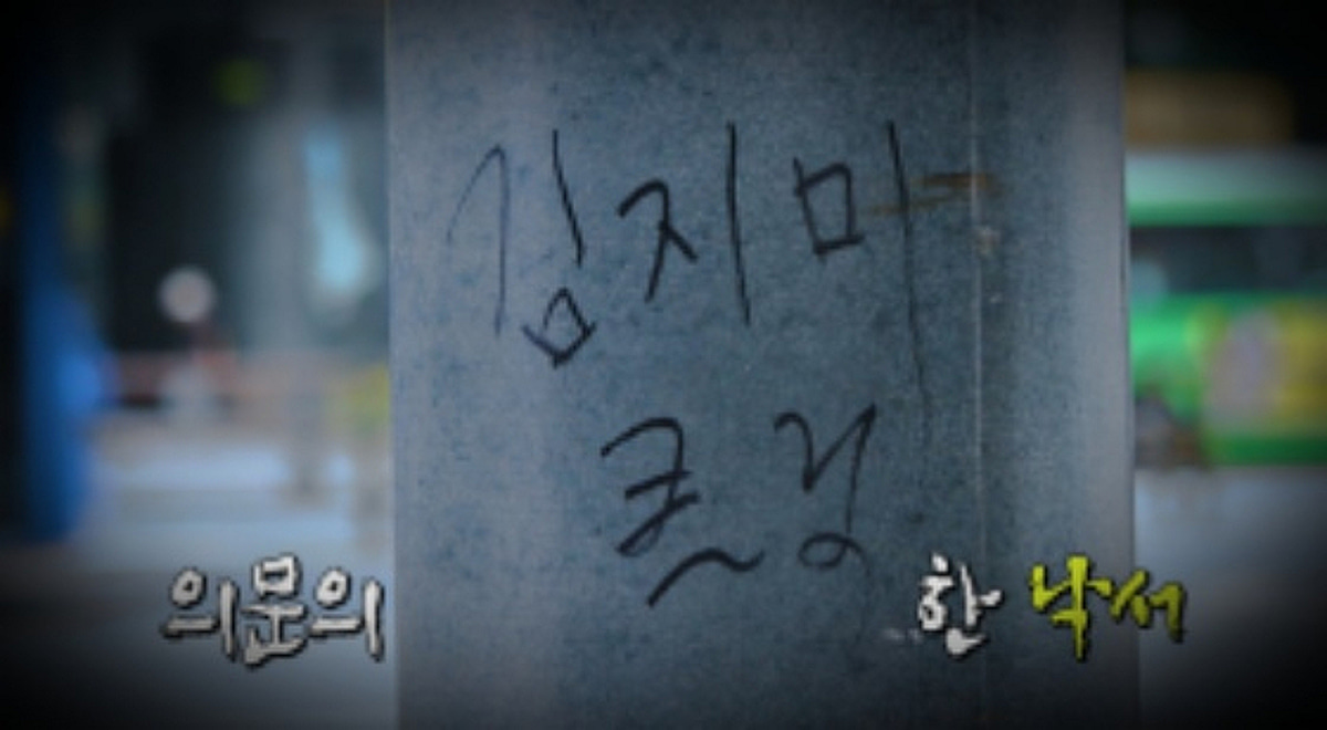 故 김지미 이름이 왜 서울 도심에..'김지미 클릭' 낙서의 비밀[실화탐사대]