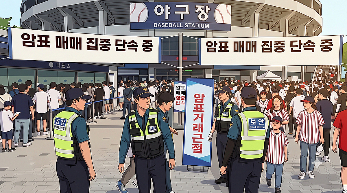 가을야구 전 경기 '암표' 단속 강화→"신고포상금 최대 5000만원"