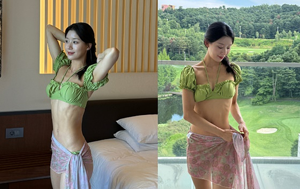 '한의사♥' 윤혜수, 출산한 애엄마 맞아?..늘씬한 몸매 "아기 낳은 지 딱 1년"