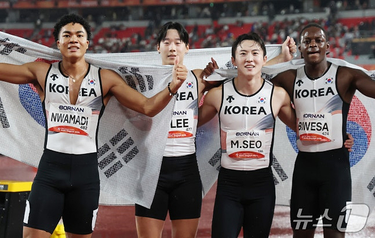 "동네 운동회야?" 男 계주, 한국新 쓰고도 메달 뺏길 뻔... 태국 동메달 줬다 뺏은 조직위 "막장 촌극" [아이치 나고야 AG]