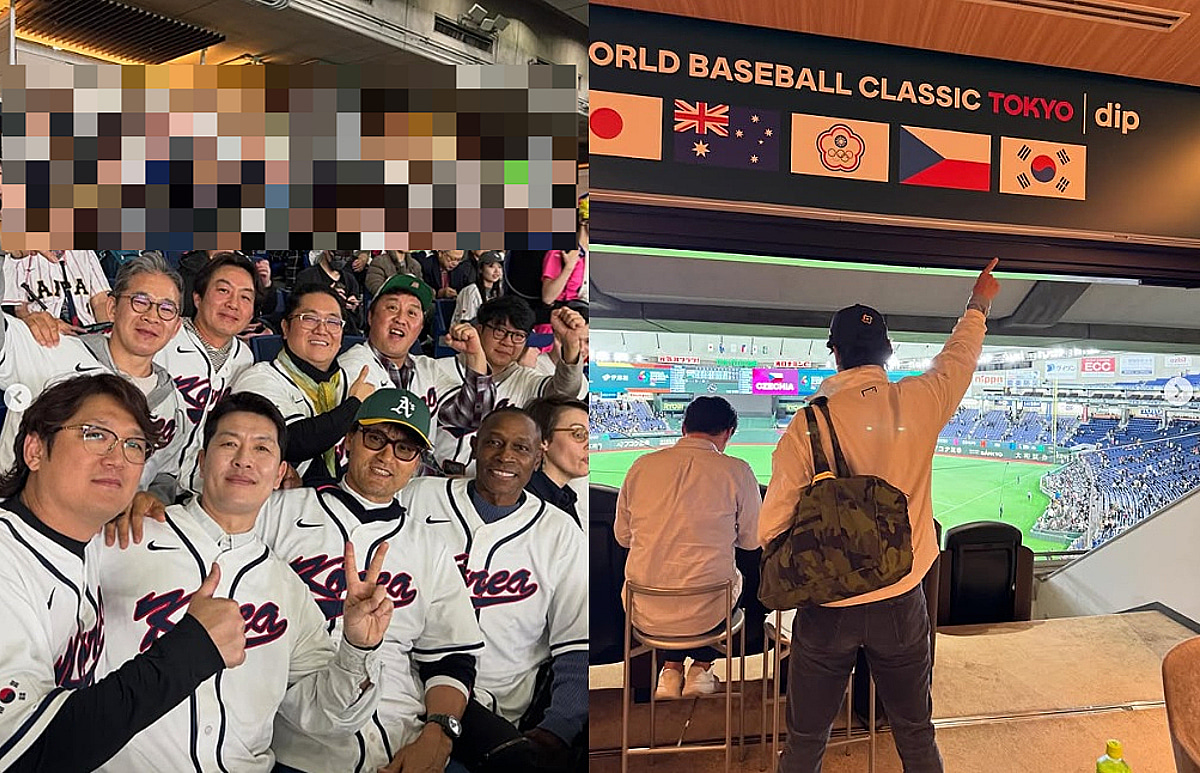 박찬호 SNS로 전해진 도쿄돔 현장 사진