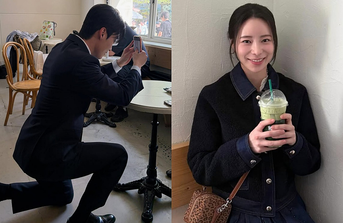 '멋진 신세계' 임지연 인생샷, 허남준이 찍었다..무릎까지 꿇고 '설렘 폭발'[스타이슈]