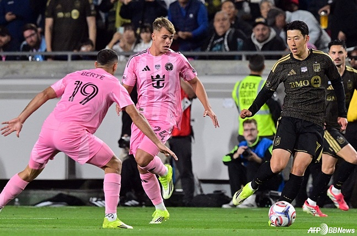 幻想アシスト' ソン・フンミン、メッシに一発を決めた！ LAFCシーズン