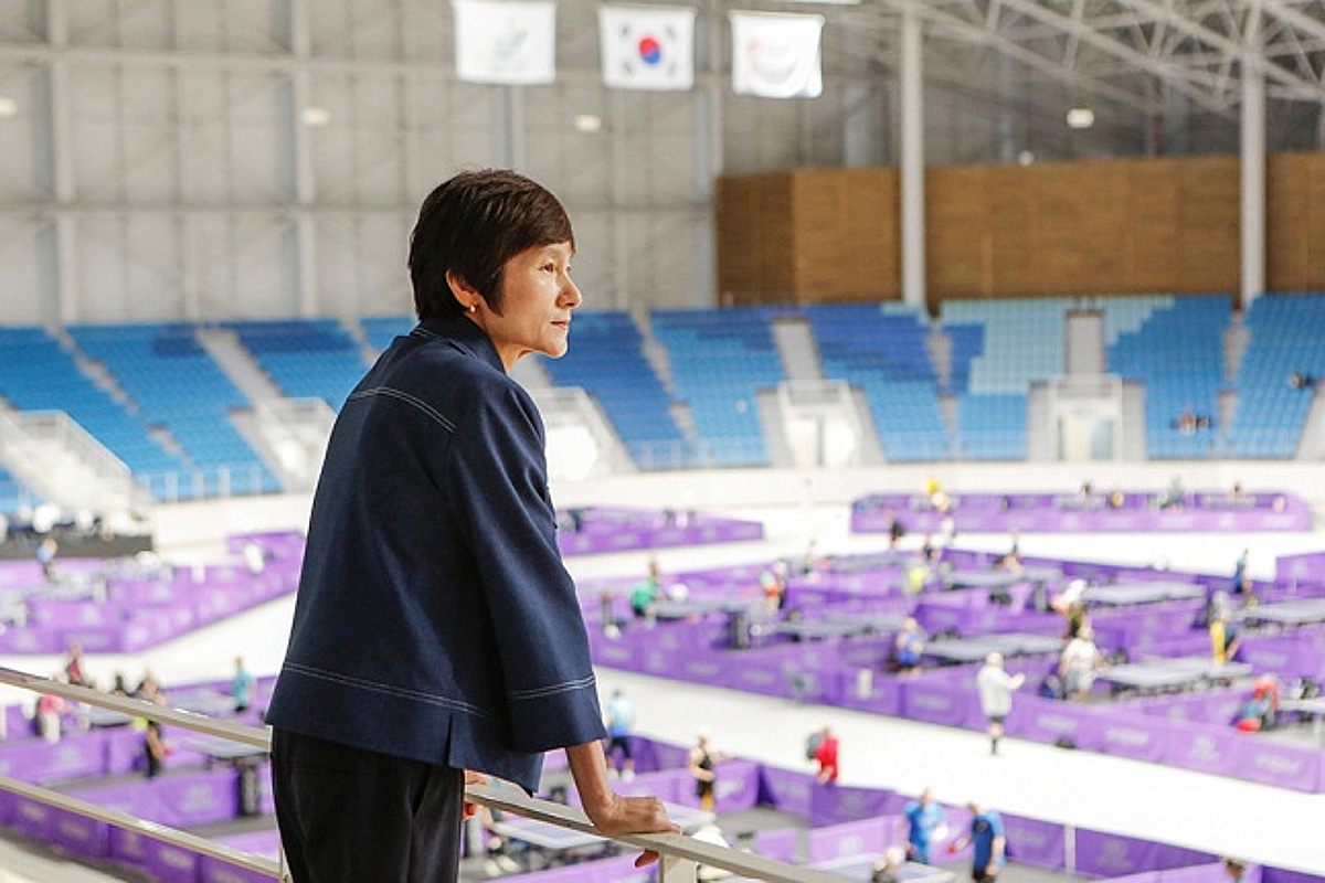 "한국 탁구 새로운 100년 봤다" 레전드 현정화도 뭉클... 강릉세계마스터즈는 무엇을 남겼나