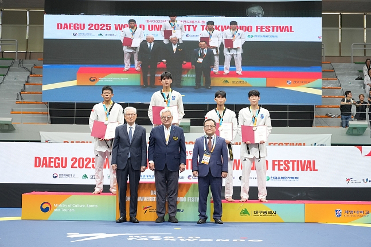 세계 대학 태권도인들의 축제, 4일 대구서 개막... 장준-양희찬 포함 '26개국 930명 참가'