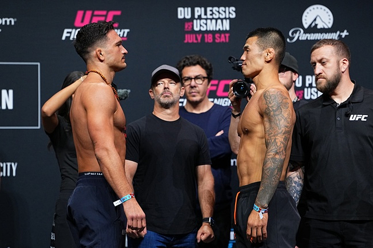 '결혼 앞둔' 고석현, '1라운드 잡았는데' 장폴에 심판 전원일치 판정패 [UFC]