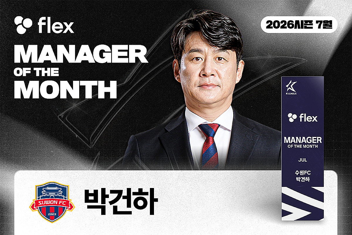 '4경기 무패행진' 박건하 수원FC 감독, 이달의 감독상... 개인 통산 두 번째