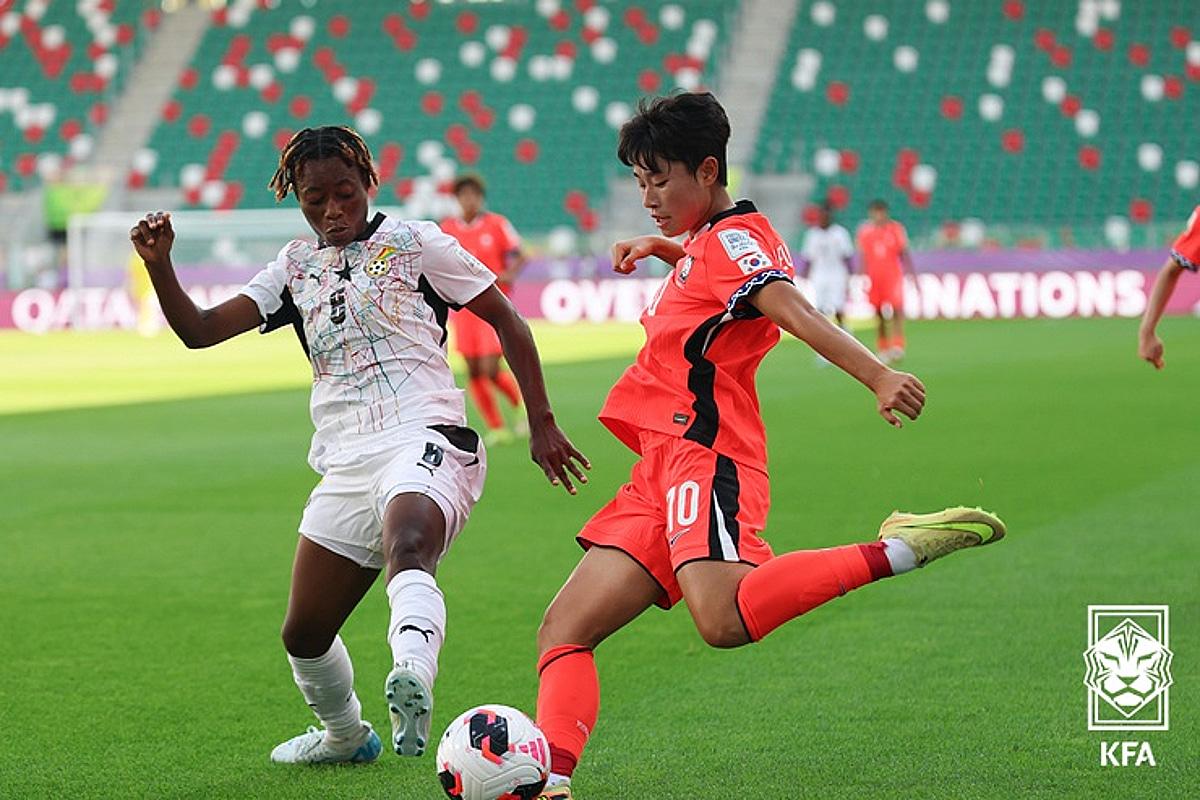 '가나에 1-3 무기력 완패' 한국 U20 여자축구, 월드컵 조별리그 탈락 위기