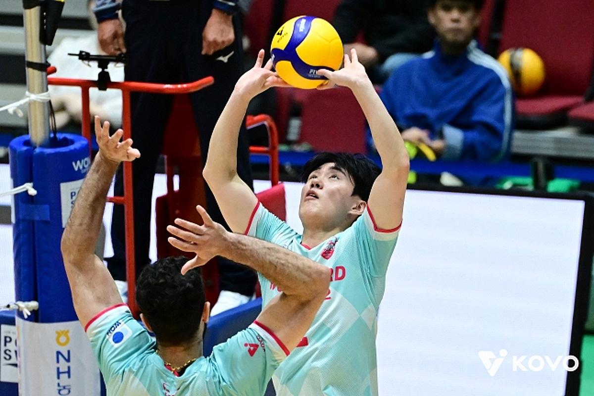 '멘탈-경기운영도 쑥쑥' 대표팀이 키운 우리카드 한태준, 세터 맞대결서도 판정승 "(황)택의 형에겐 늘 배운다는 마음"