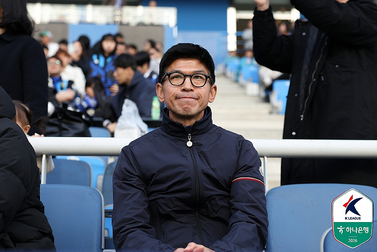 '개막 6경기 무승' 주승진 김천 감독 "추구하는 부분 지속적으로 추구하겠다" [인천 현장]
