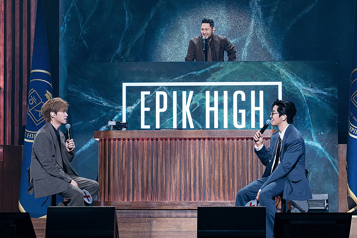 에픽하이, 데뷔 첫 팬미팅 '동창회' 성료..청문회→레어곡 라이브까지