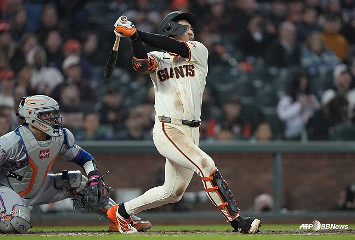 '무사 만루→희생타 고급야구' 이정후가 오타니보다 낫다! 안타 추가는 실패, 타율 0.170↓·5G 연속 출루