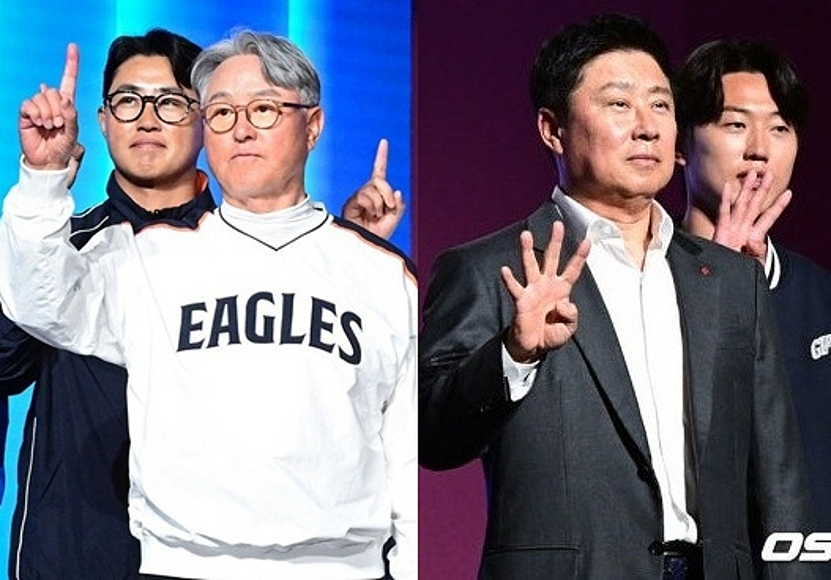 김경문 '3개→1개' 김태형 '1개→4개', 목표 순위 손가락 '작년과 다른 이유' [미디어데이 현장]