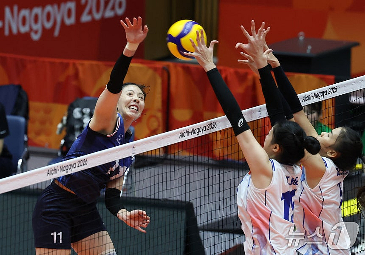 '육서영 20점 폭발' 한국 女배구 8년 만에 AG 4강 진출! 카자흐스탄 3-0 완파, 메달까지 한 걸음 남았다 [아이치 나고야 AG]