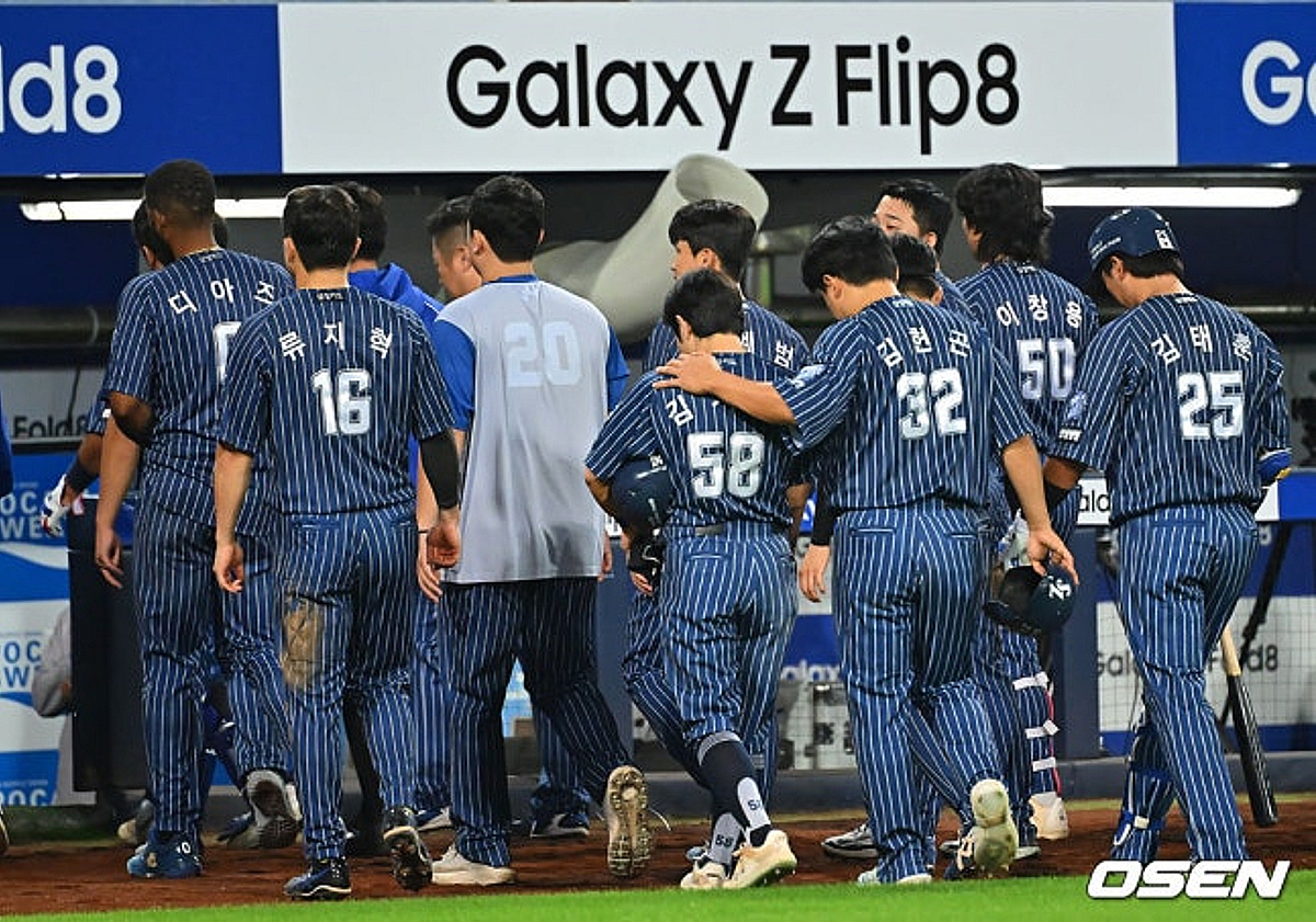 삼성, 선두 싸움 삐끗? 사령탑은 '평정심' 주문 "남은 경기 적지 않아"