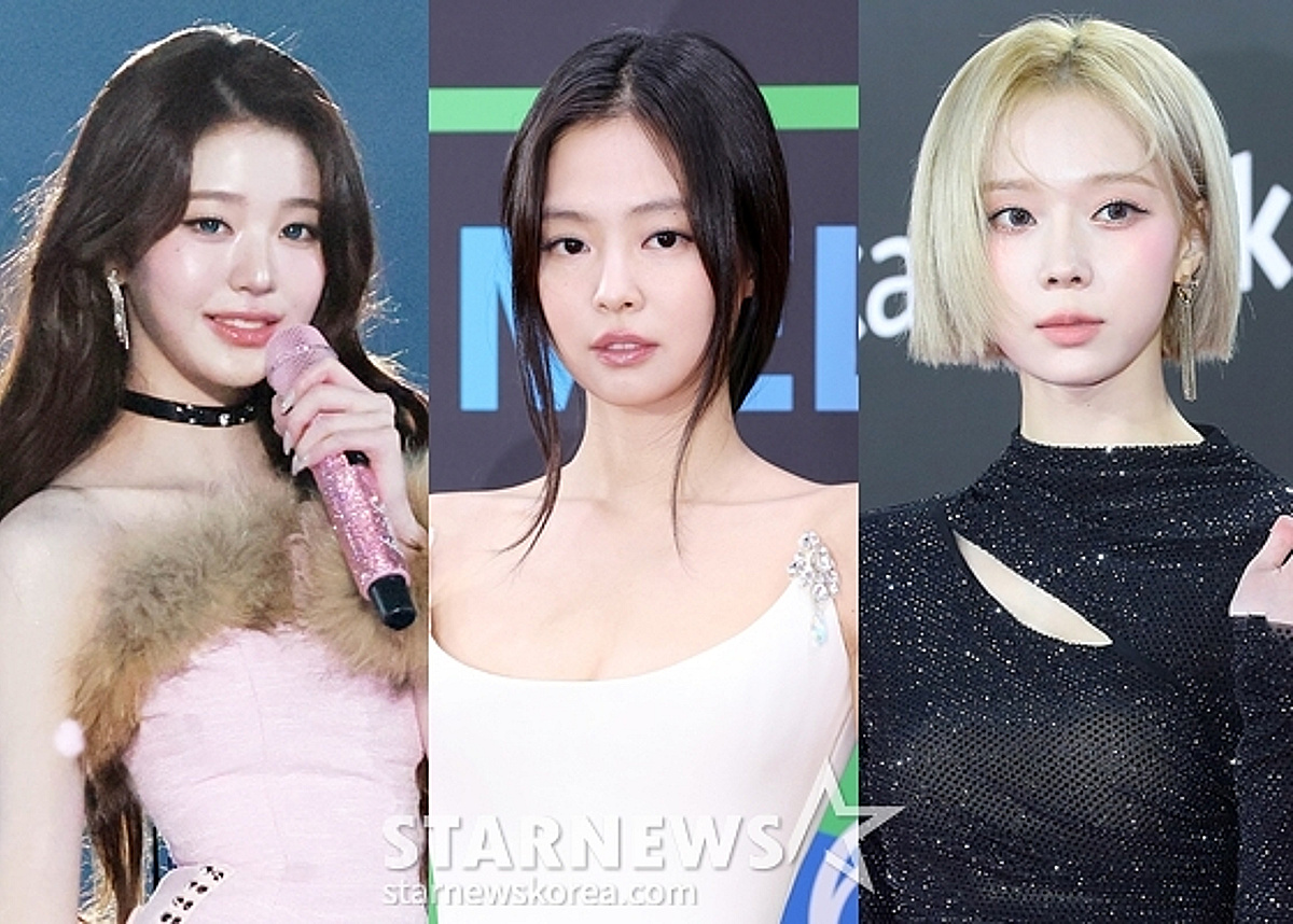 1-е место Iv Чан Вон Ён, 2-е место Blackpink Дженни, 3-е место