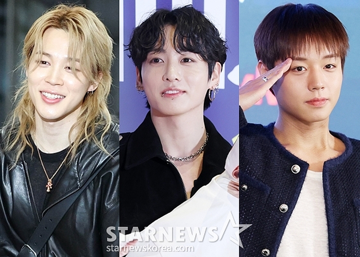 1위 지민, 2위 정국, 3위 박지훈