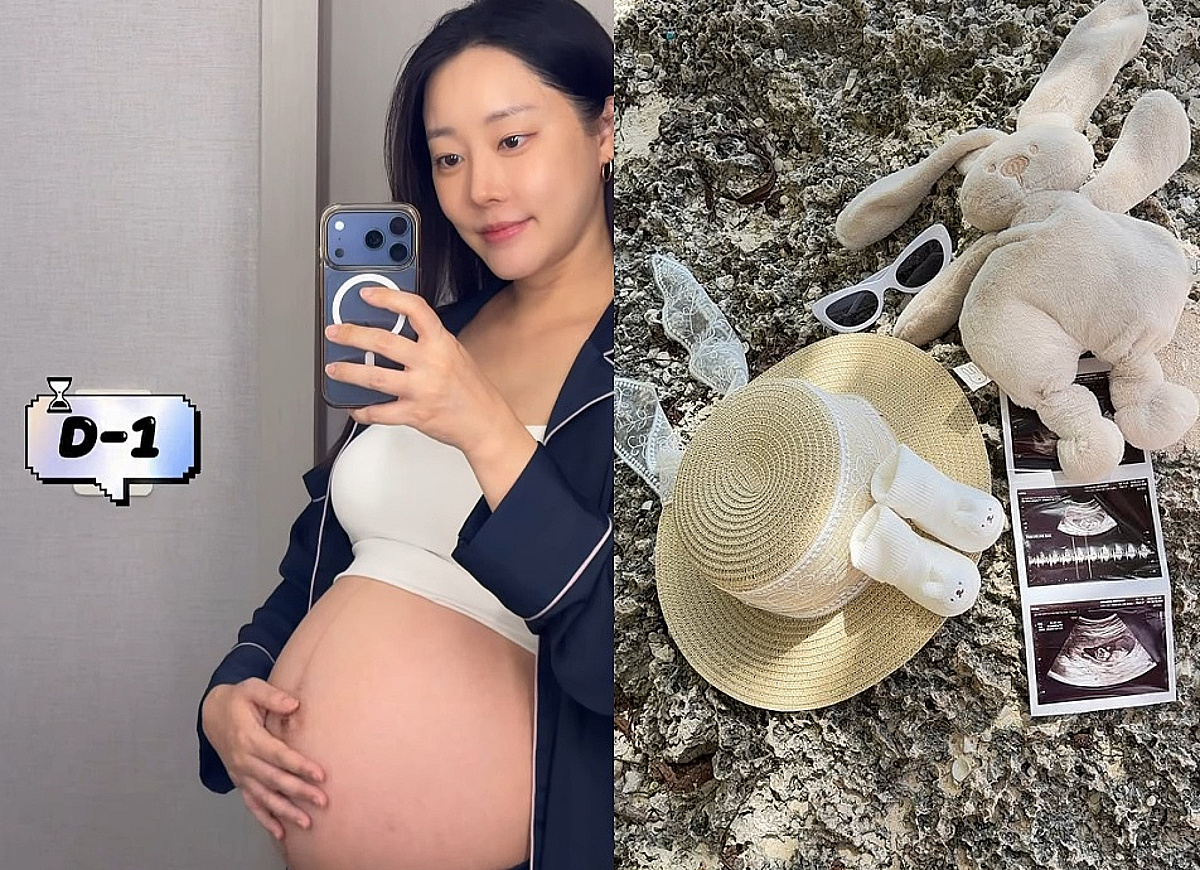 고우리, 내일(6일) 드디어 아들맘 된다.."건강하게 잘 낳을게요"[스타이슈]
