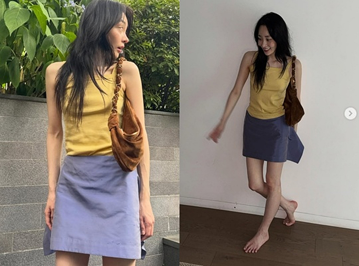 '뼈말라' 김민하, 발가락까지 '앙상'