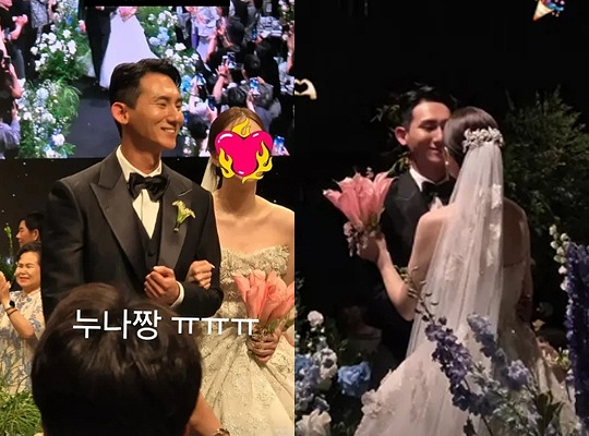 "게이 아니었다"..'용원게이' 장용원, 미모의 여성과 결혼식 포착 [스타이슈]