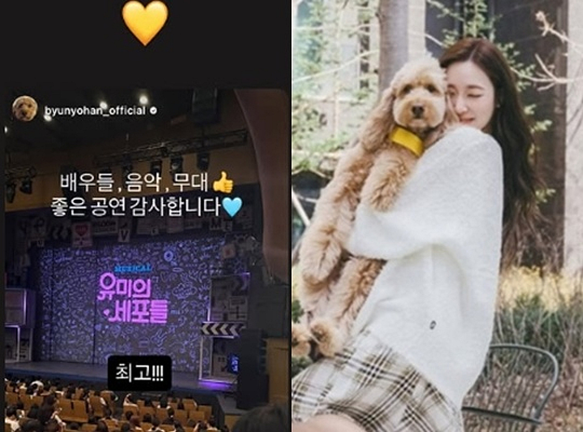 변요한♥티파니, 하트 가득..신혼부부 럽스타그램 [스타이슈]