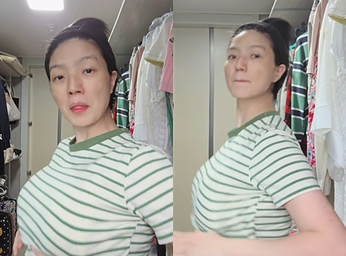 안영미, 둘째 아들 출산 후 근황..모유수유 이유 공개 [스타이슈]