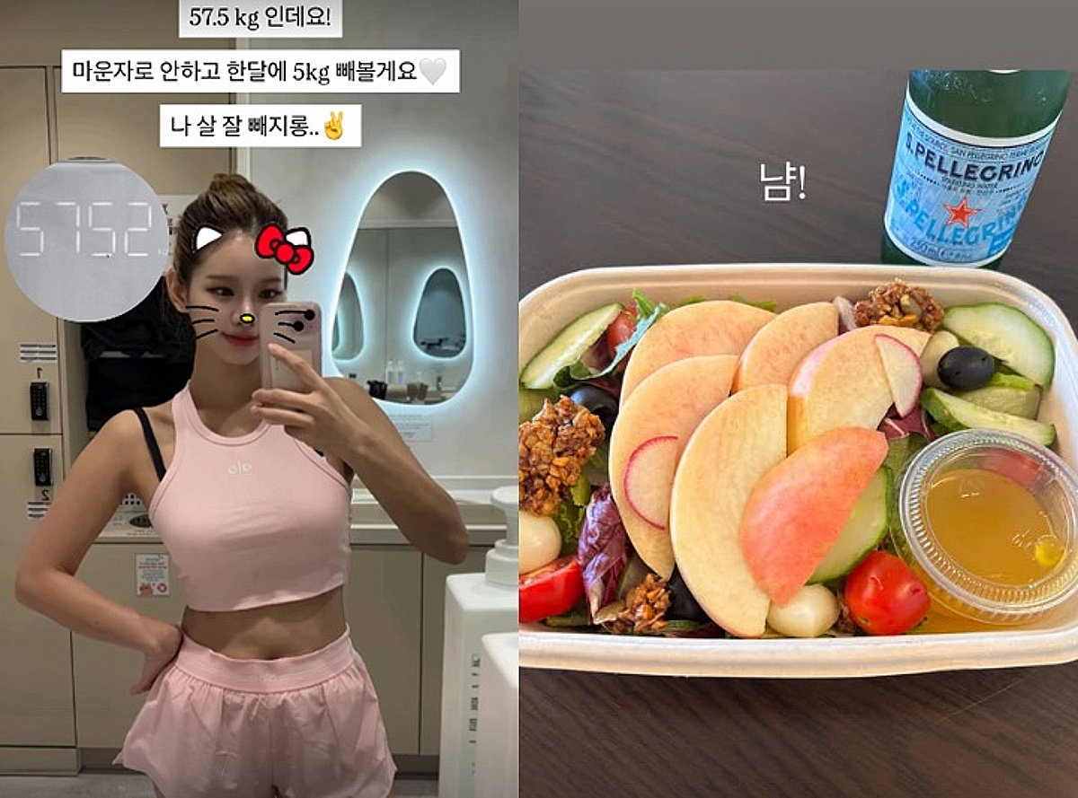 '의사 남친♥' 맹승지 "마운자로 안하고 5kg 뺀다" 식단 보니[스타이슈]