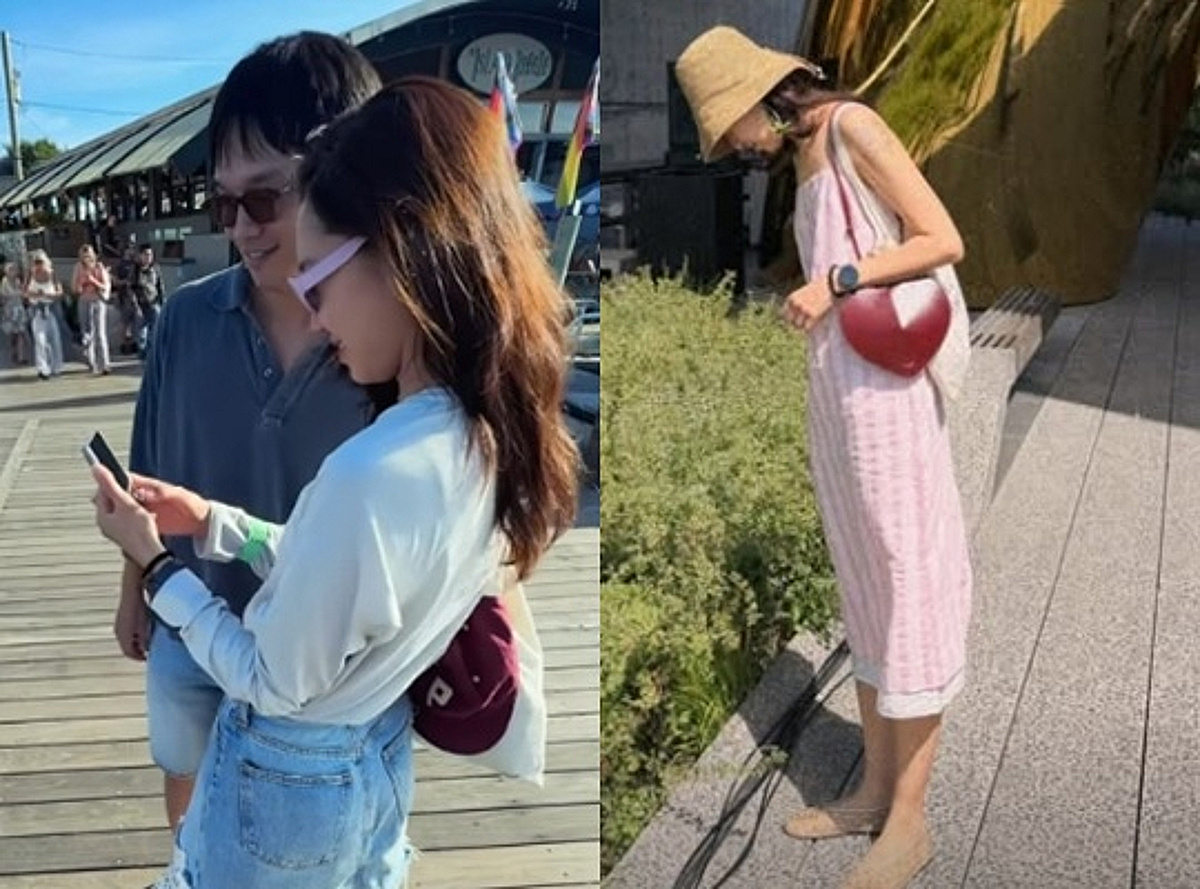 '케빈오♥' 공효진, 뉴욕서 행복한 부부.."저 44kg 아니고 53kg"