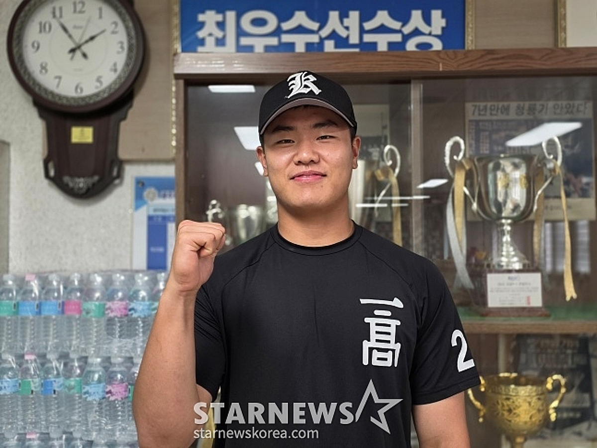 "KIA 김선빈 선배 좋아해 야구 시작했죠" 광주일고 김선빈, 포수 1순위 꿈꾼다 [인터뷰]