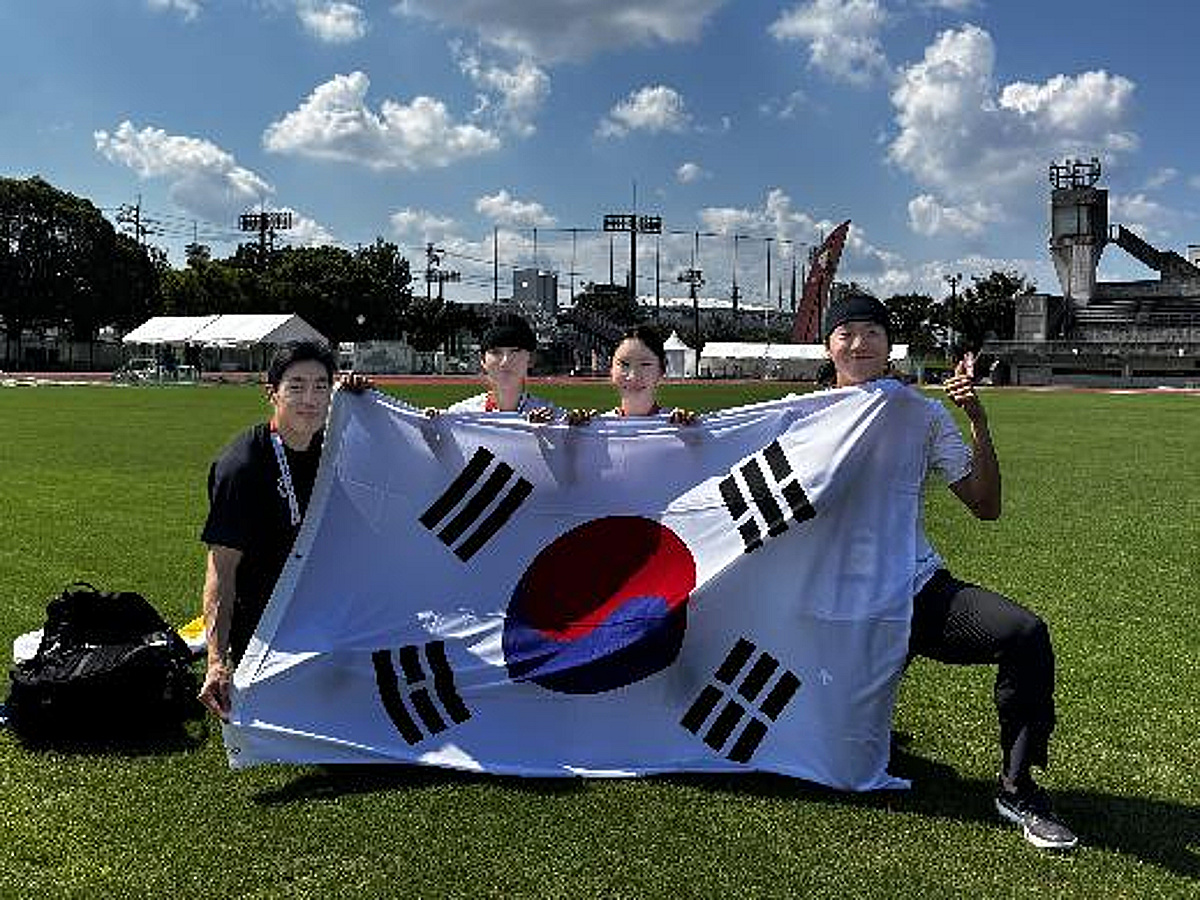 '무려 4초21 줄였다!' 韓 육상 혼성 계주 새 역사... 한국 신기록 3분18초66→최종 6위에도 빛났다 [아이치 나고야 AG]