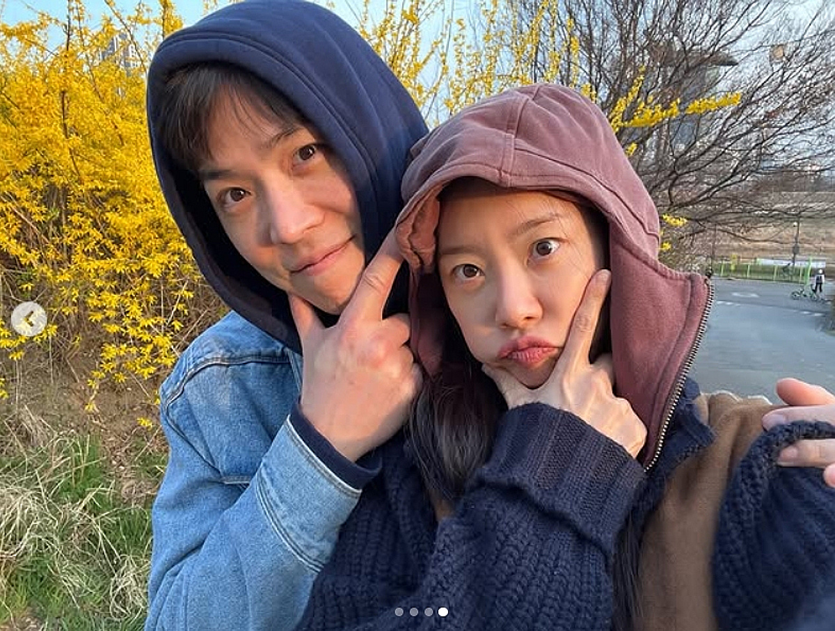 박소진, ♥이동하와 봄 개나리 데이트..다정한 3년차 부부